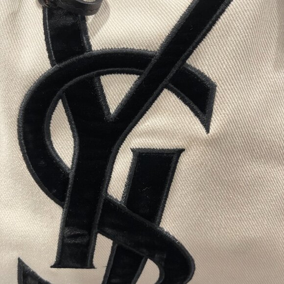 Yves Saint Laurent Canvas Bucket Bag (JB1292) - Picture 2 of 14